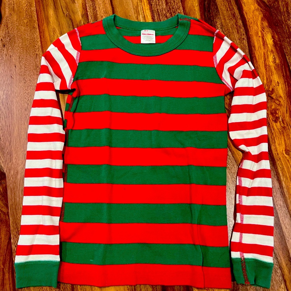 Hanna Andersson Striped Pajamas Kids Size 10